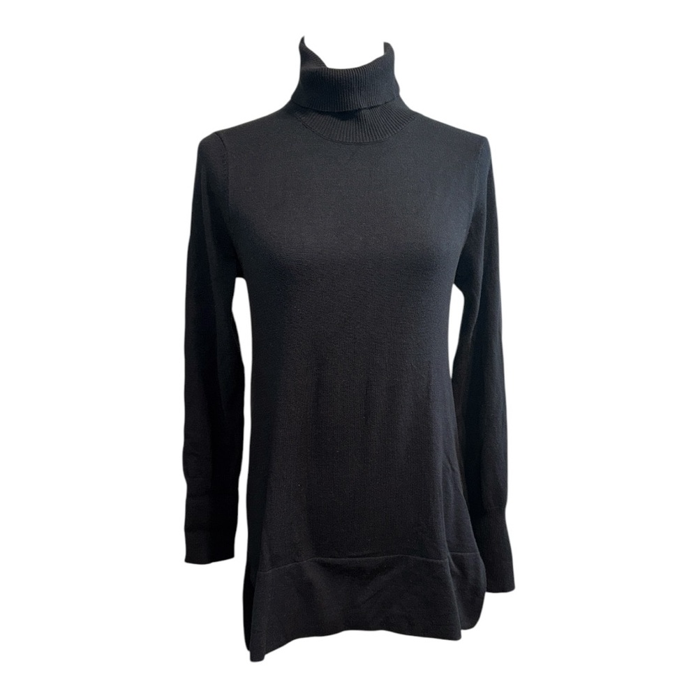 Soft Surroundings Perfect TurtleneckTunic Style Black Sz XS (2-4)